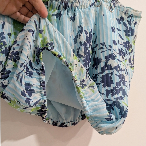 NEW Ramy Brook Siena Printed Silk Top - Picture 5 of 6